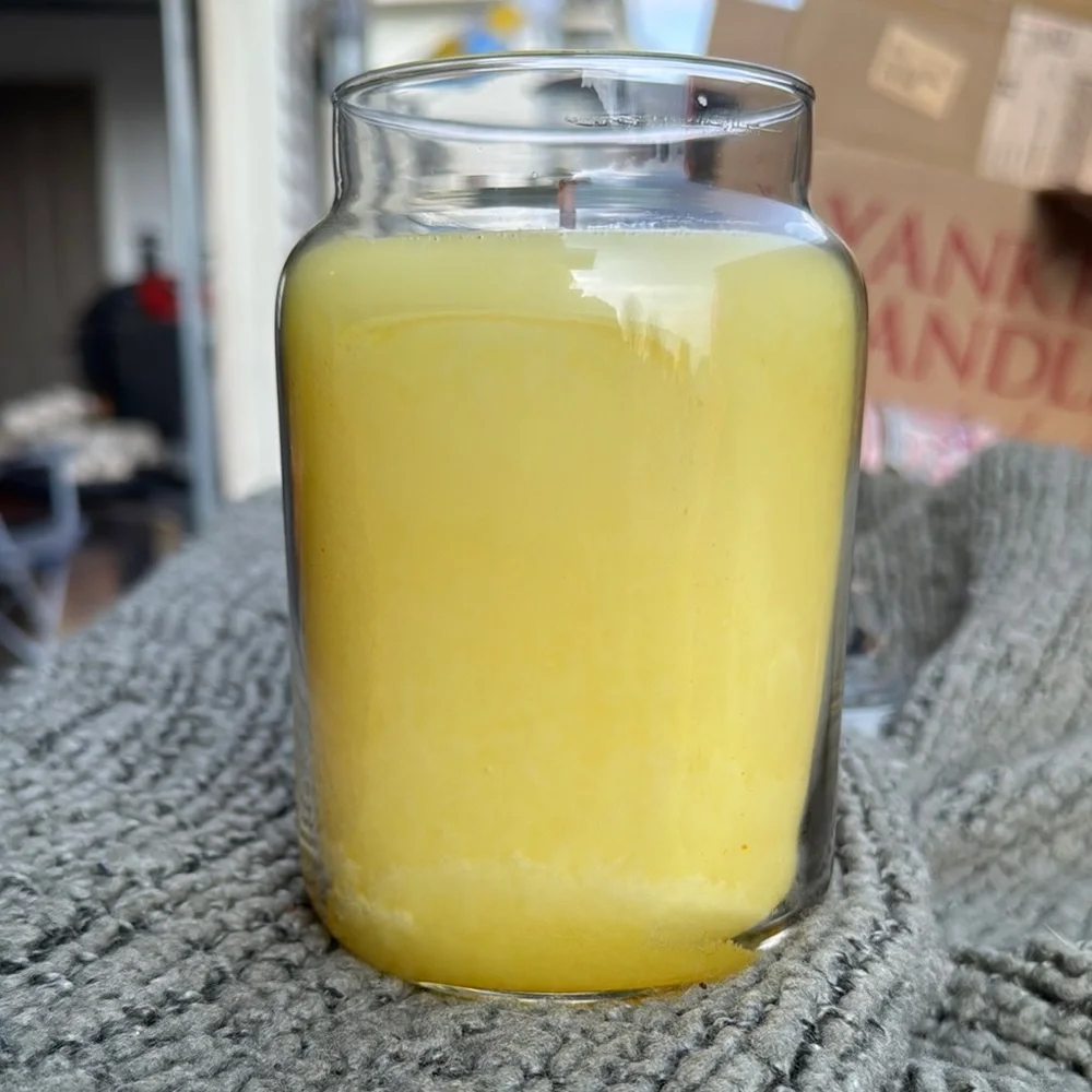 Yankee Candle Celebrate! Yellow Candle